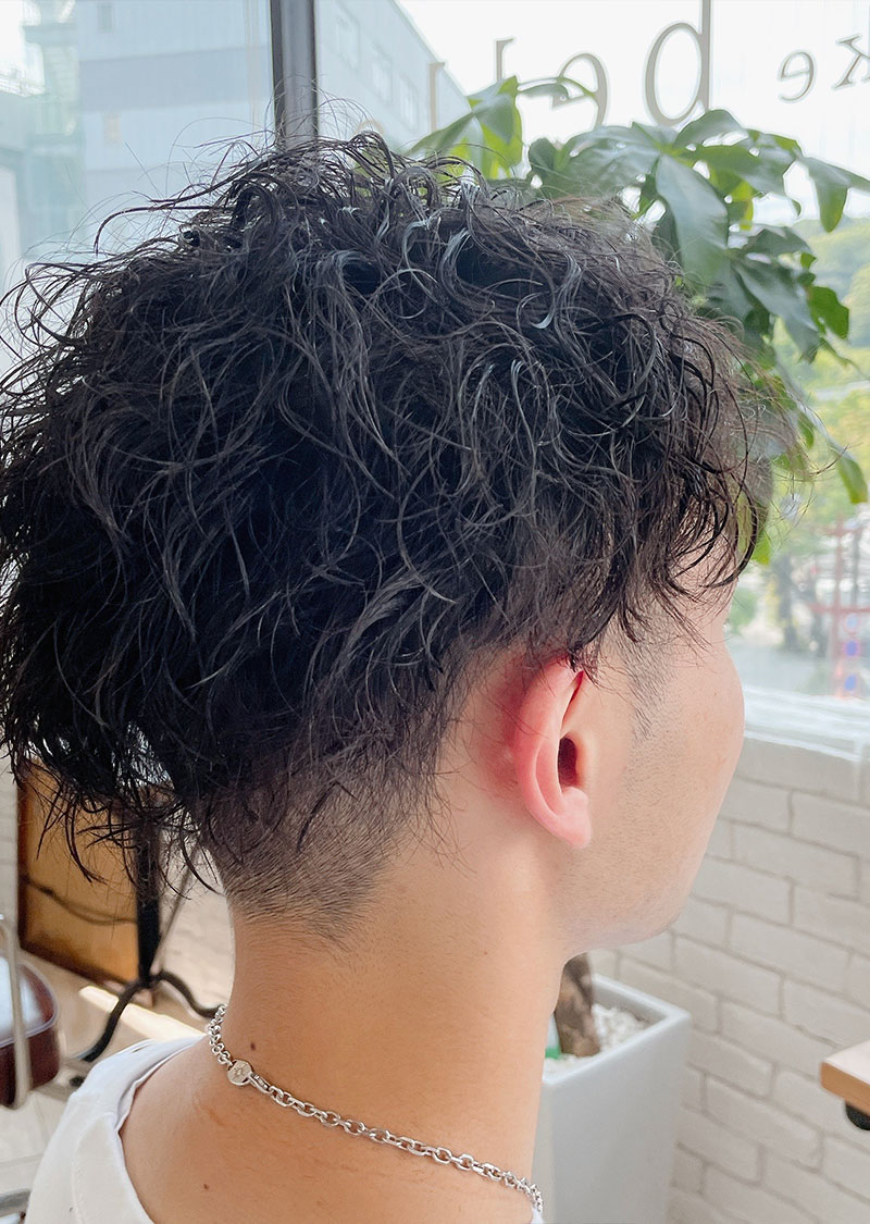 髪質改善縮毛矯正 Before
